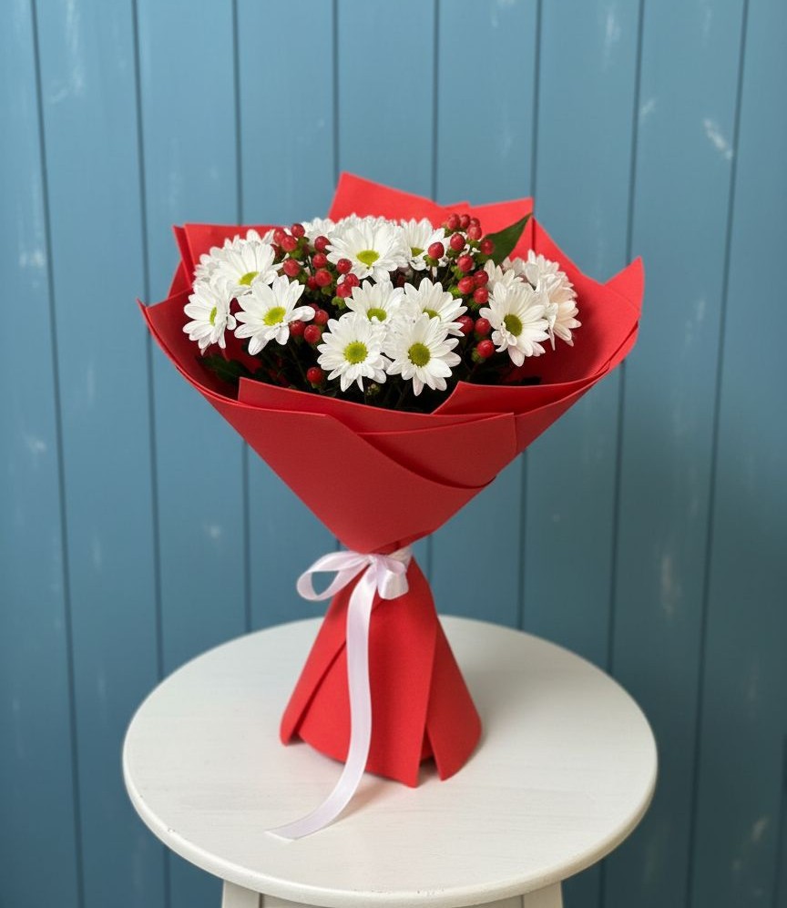 Букет цветов из: Хризантемы в Таврово