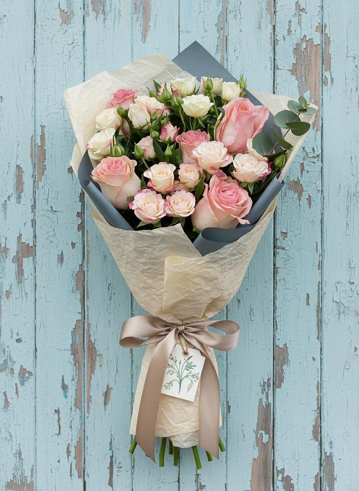 Букет цветов из: Розы в Таврово