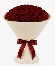 Букет 101 Бордовая роза Блэк Бакарра в Таврово