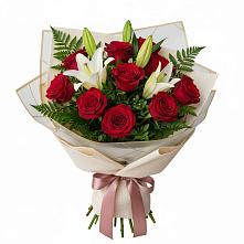 Букет цветов из:  Лилии и Розы в Таврово