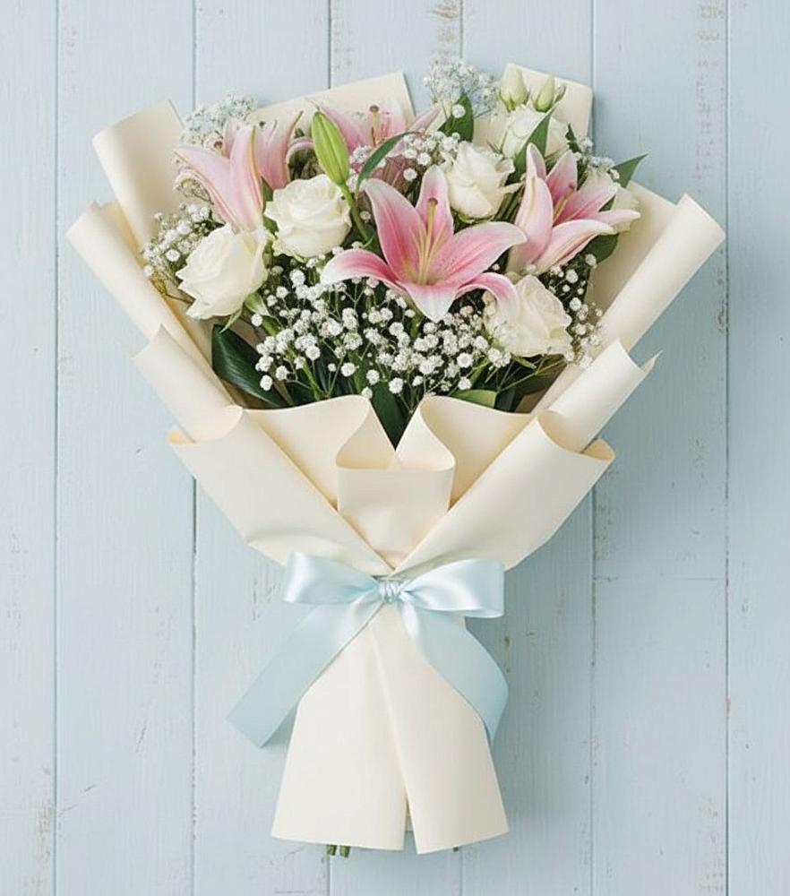 Букет цветов из: Лилии в Таврово