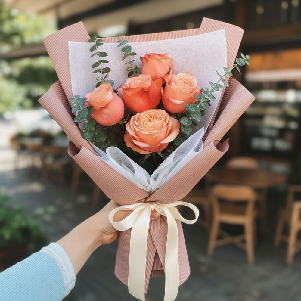 Букет цветов из: Розы в Таврово