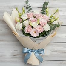 Букет цветов из:  Лизиантусы в Таврово