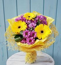 Букет цветов из:  Хризантемы и Герберы в Таврово