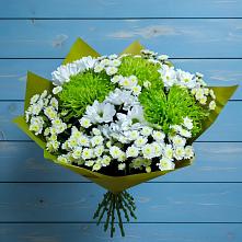 Букет цветов из:  Хризантемы #REPLACE_PRED# Таврово