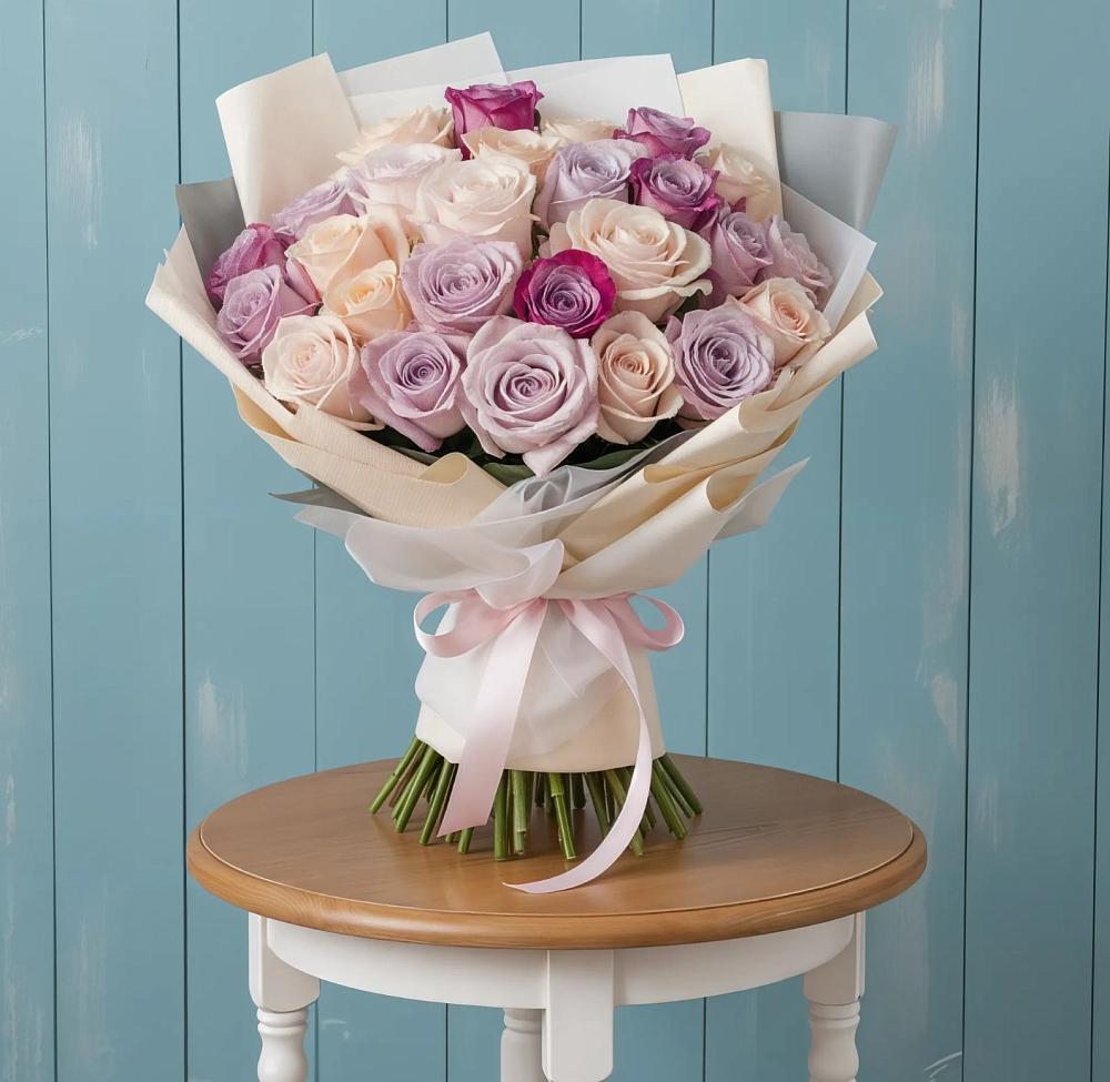 Букет цветов из: Розы в Таврово