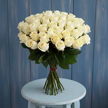 Букет 51 Белая роза Эдлесс Лав #REPLACE_PRED# Таврово