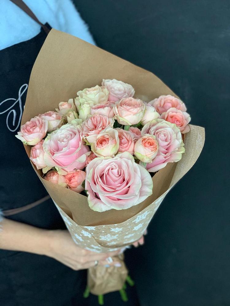 Букет цветов из: Хризантемы и Розы в Таврово