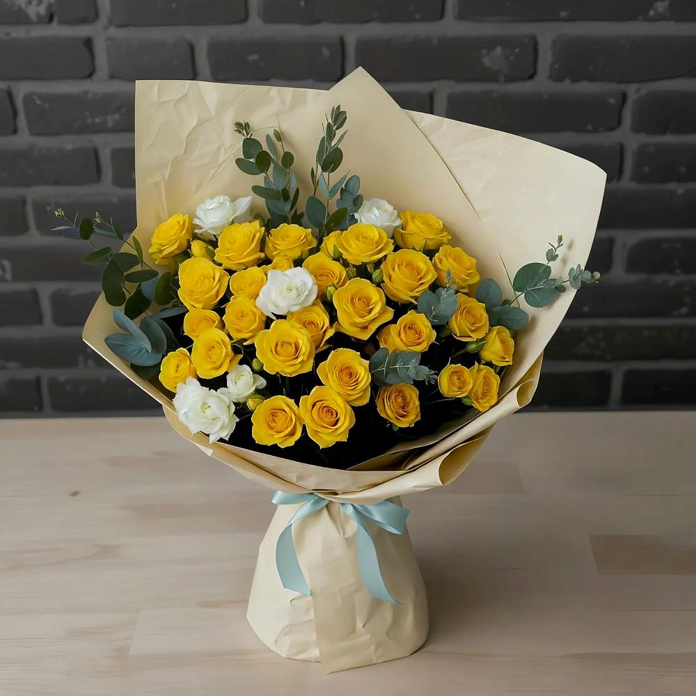 Букет цветов из: Розы в Таврово