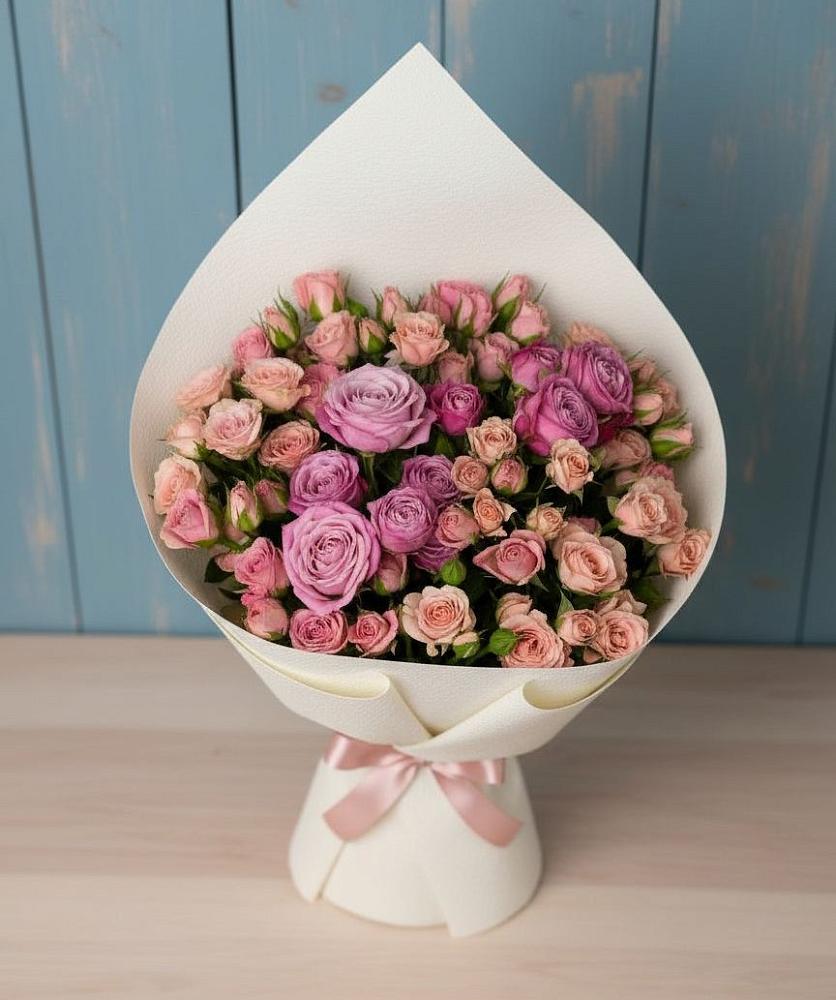 Букет цветов из: Розы в Таврово