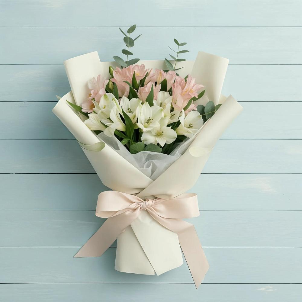 Букет цветов из: Альстромерии в Таврово