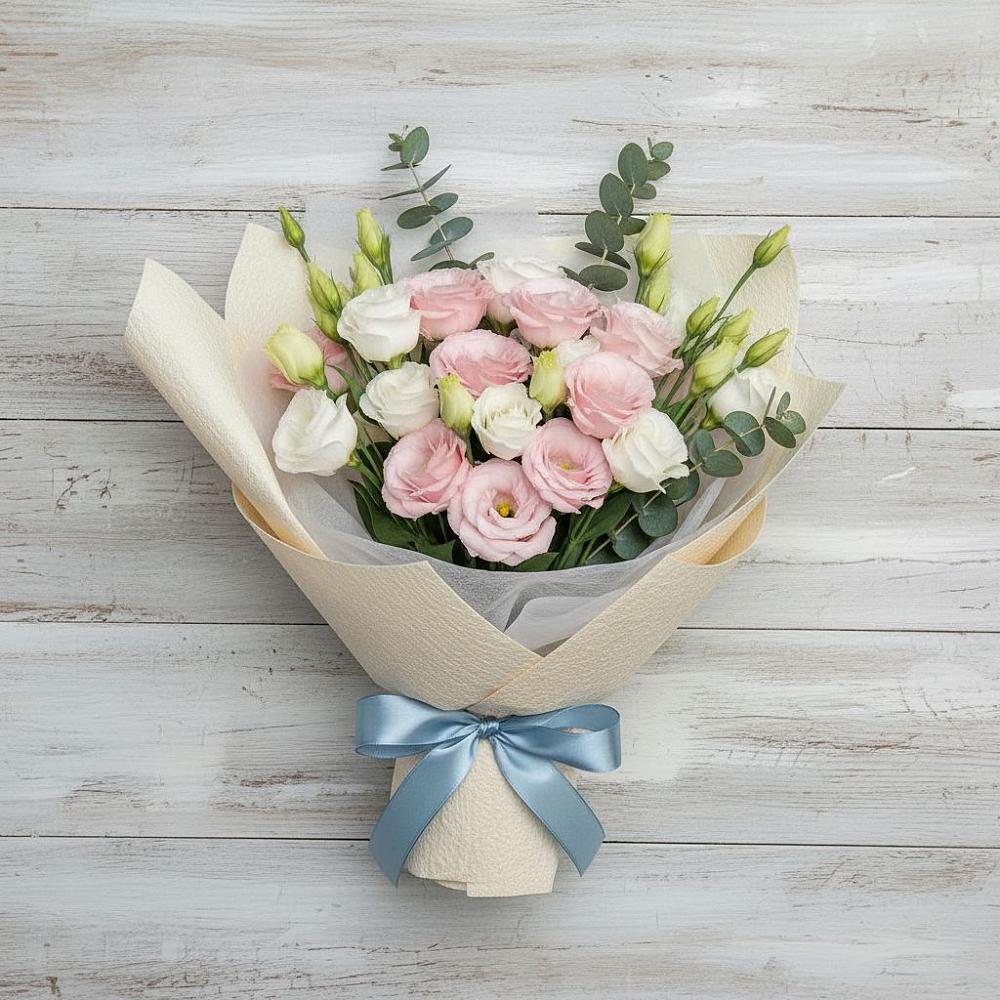 Букет цветов из: Лизиантусы в Таврово